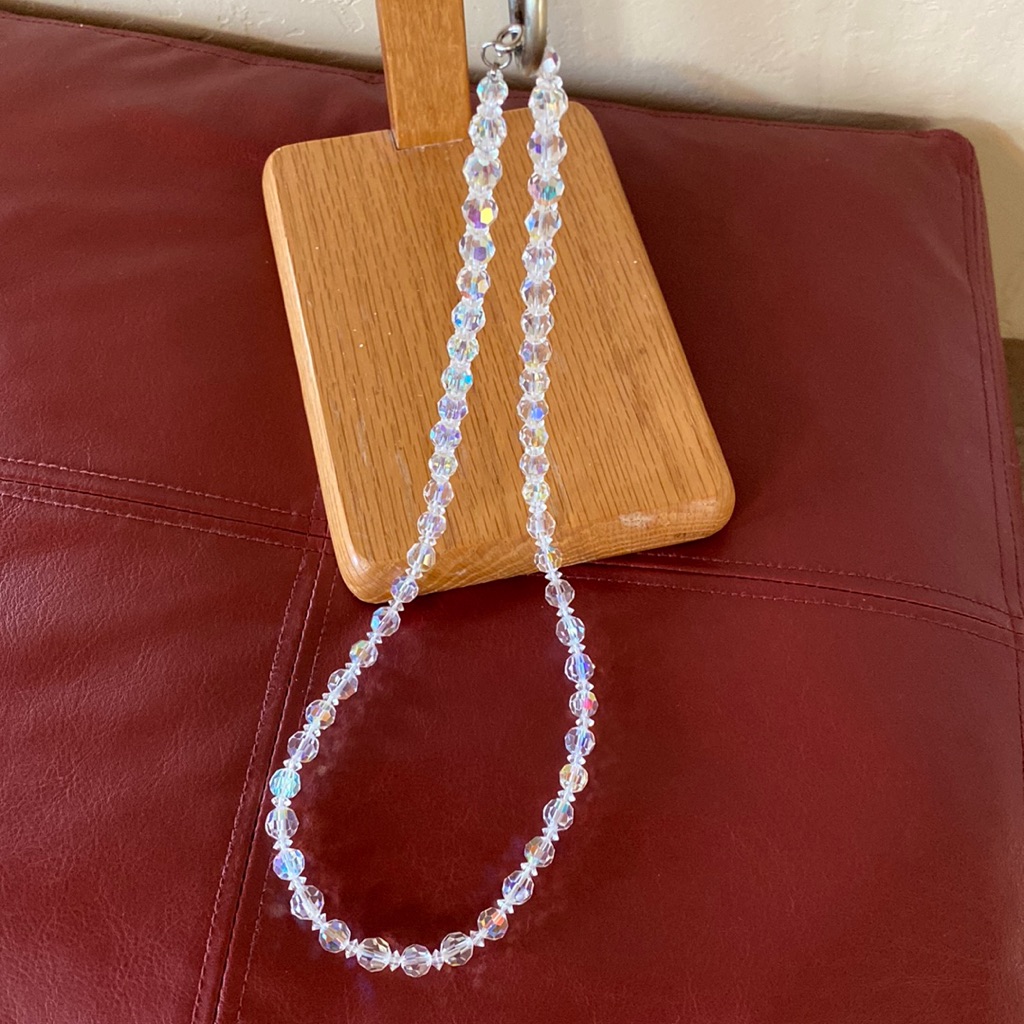 Fashion Jewelry Clear Cristal Necklace